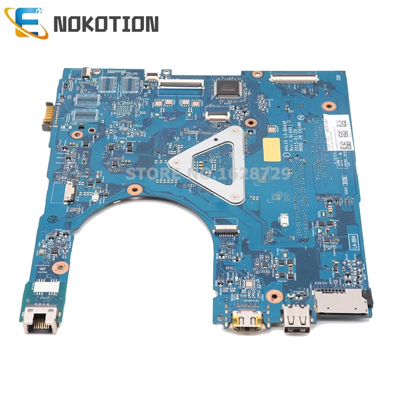 NOKOTION CN-0F0FC6 0F0FC6 AAL10 LA-B843P материнская плата для ноутбука Dell inspiron 5458 5558 5758 Материнская плата ноутбука SR27G i3-5005U Процессор