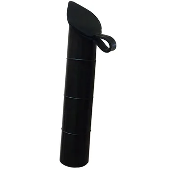 

Boat Rubber Fishing Rod Pole Holder Tube Liner with Cap, 30 Degree, Black