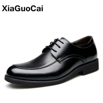 

Luxury Men Dress Shoes Male Business Footwear Genuine Leather Formal Man's Oxford Shoes High Quality Classic British Oxfords