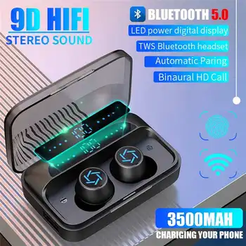 

Kolinsky S15 TWS bluetooth 5.0 Earphone Wireless HiFi Stereo Denoise Binaural HD Calls Earbuds LED Power Display Sports Headsets