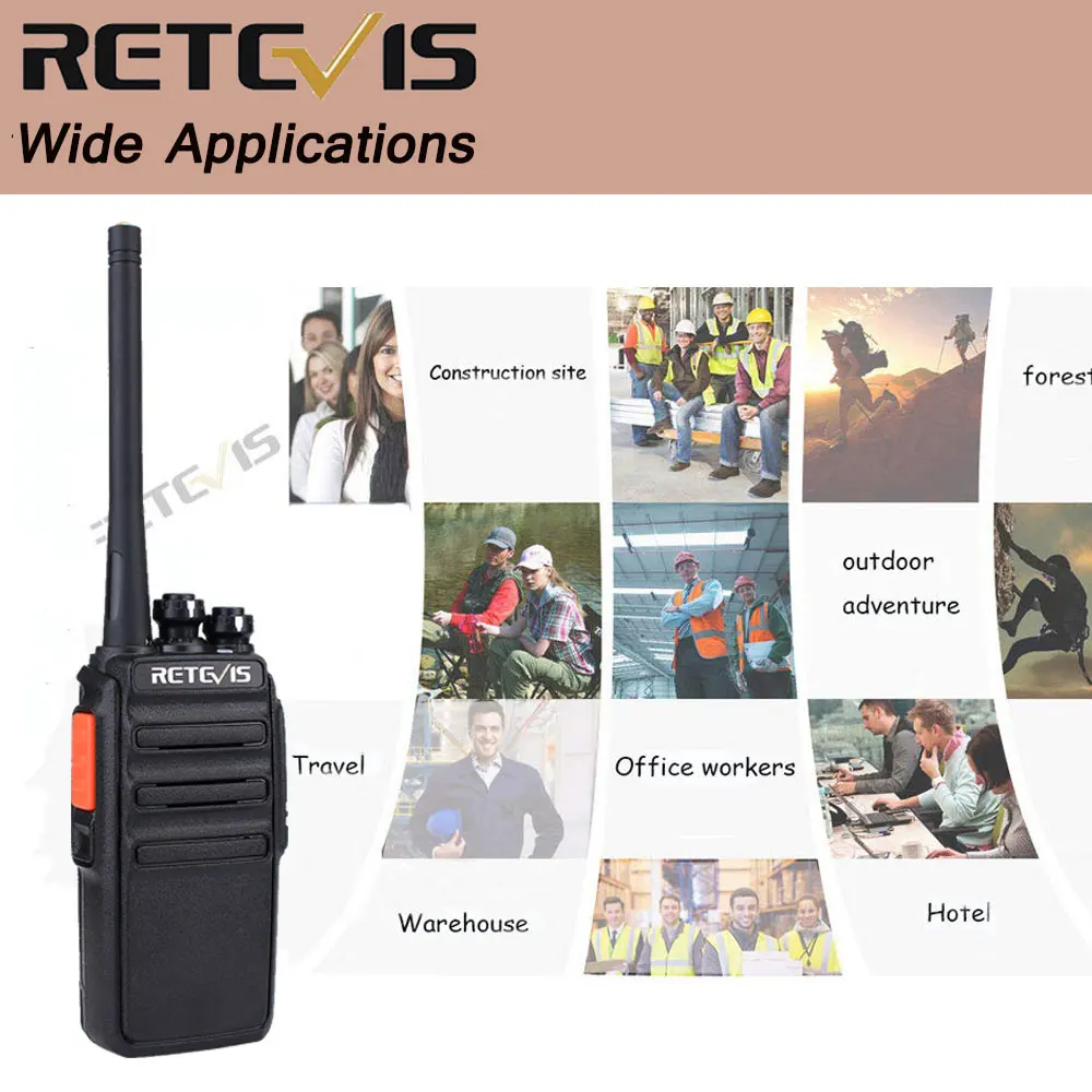 2 шт. Retevis RT24 PMR Радио рация без лицензии 0,5 Вт UHF 446 PMR446 скремблер VOX портативный двухсторонний радиоприемопередатчик