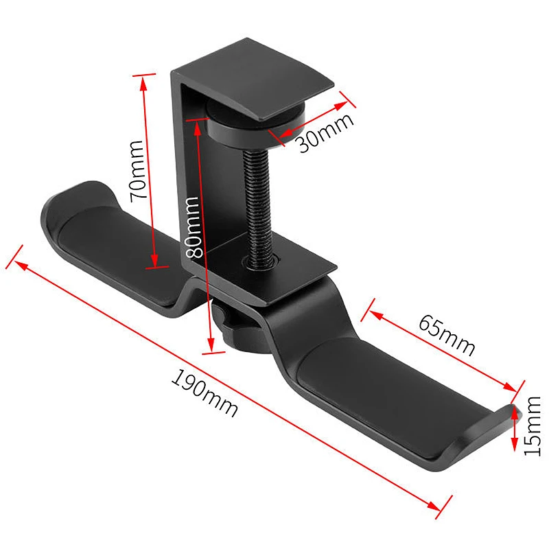 Earphone Holder Hook Gaming Headset Hanger Universal Holder Headphone Stand for Earphone Hanging Mount Stand Accessories