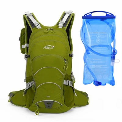 with water bag 20л мужская женская сумка для горного велосипеда, водонепроницаемая сумка для велосипеда, рюкзак для спорта, полиэстер, для велоспорта, туризма, кемпинга, гидратации, велосипедный рюкзак - Цвет: with water bag