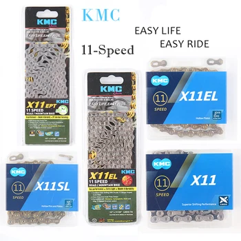 

KMC CN X11 EPT EL SL 11S 11 Speed Chian With Power Lock Quick Link MTB Mountain Bike Bicycle Part For XT M8000 SLX M7000 NX
