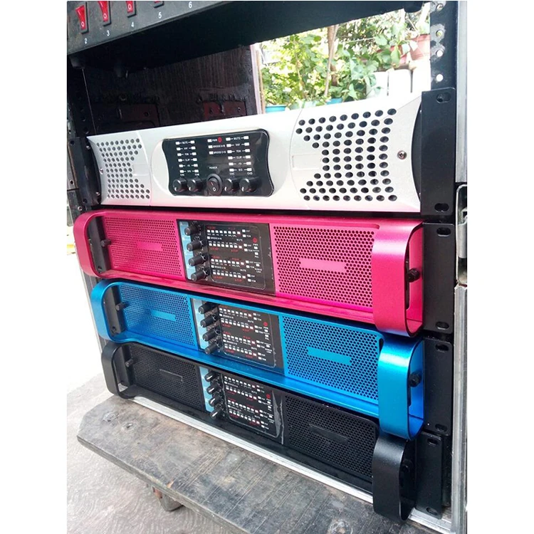 Высокая Мощность усилитель Fp 4400W 2000q трубки стерео аудио DJ сабвуфер PA Динамик 18