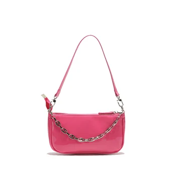 

Vintage Crocodile Baguette Shape Hand Bag 2020 New Luxury Handbag Women Bags Designer Lizards Lady Shoulder Bags Chain Totes Sac