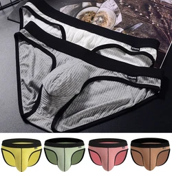 2021 Brand New Sexy Men's Underwear Calzoncillos Hombre Slip Male Modal Panties Male Ropa Interior Hombre Man U Convex Underpant