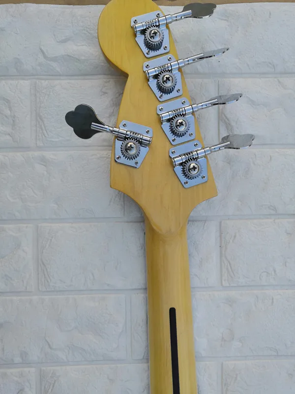 Электрическая бас гитара джаз бас черный цвет 5 струн палисандр гриф HH ...