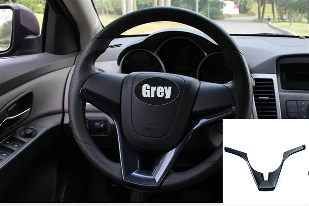 Autozubehör Passend für Chevrolet Cruze Sonic Trax Tracker Sonic ONIX AVEO Orlando Lenkradverkleidung Einsatz Aufkleber – Detail 8
