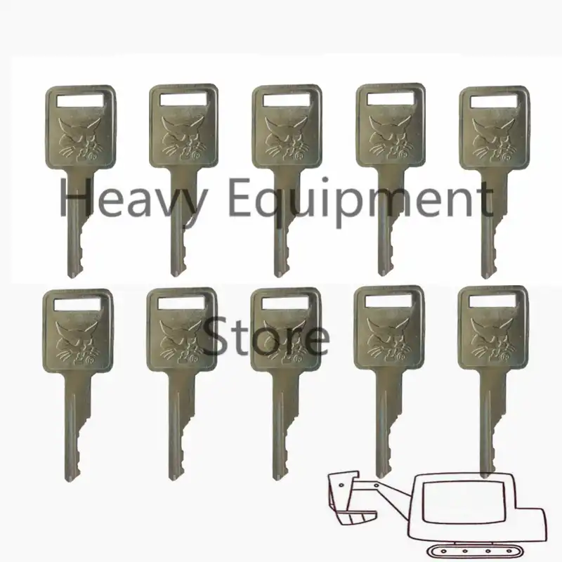 Bobcat Skid Steer key D250 Set Of 5 Business & Industrial Heavy Equipment, Parts & Attachments