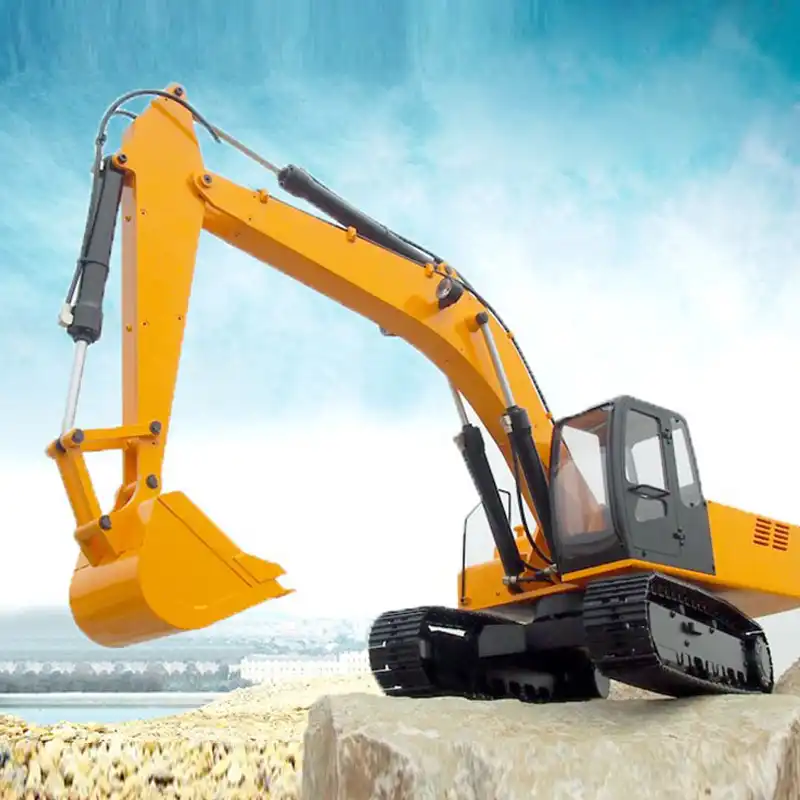 large rc excavator