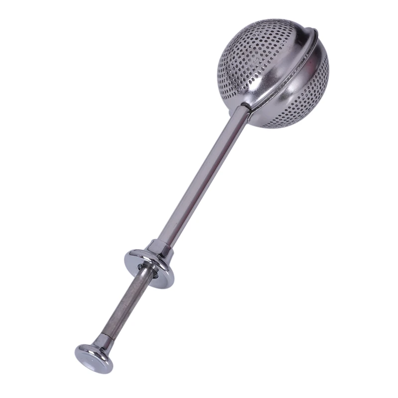 

Mesh Loose Tea Leaf Infuser Tray Strainer Filter Herb Diffuser Stainless Steel Shape:Tea Ball
