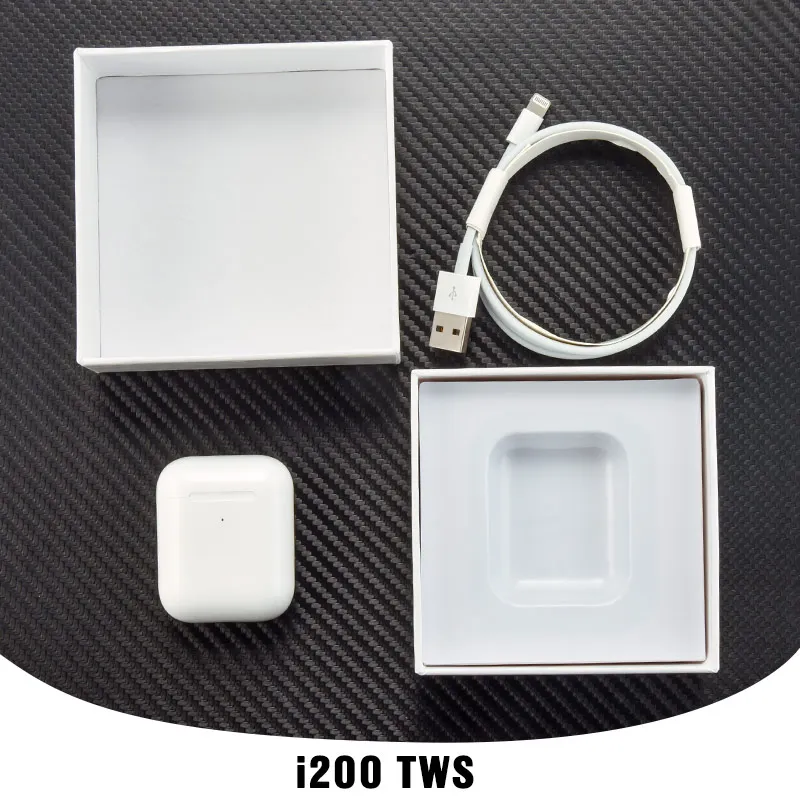 I200 TWS Bluetooth наушники 1:1 всплывающие беспроводной зарядки 3 истинный дисплей питания лучше, чем i12 i20 i30 i60 i100 i500 нет светодиодный