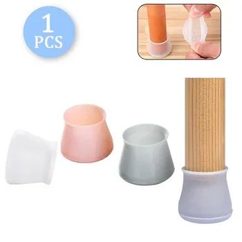 

1pc Silicone Chair Leg Protective Sleeve Table Chairs Cap Pad Feet Cover Floor Protector Non-slip Table Chair Foot Protection