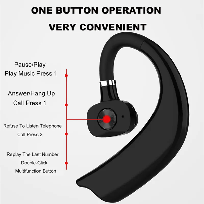 Wireless Bluetooth Earphones Ipx4 Mini Earbuds Sports Business Hifi Stereo Headset With Mic For Samsung Galaxy S10 S8 Redmi Note