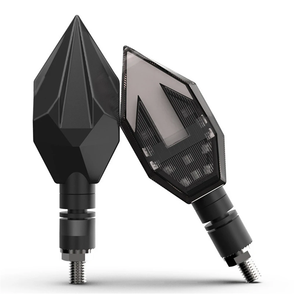 

2pcs Motorcycles LED Turn Signals Light Double Color Daytime Running Warning Lamps Motorcycle Signal Lamp