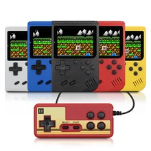 Ретро портативная мини портативная игровая консоль 8-Bit 3,0 дюймов цветной ЖК-дисплей Детский Цветной игровой плеер встроенные 400 игры