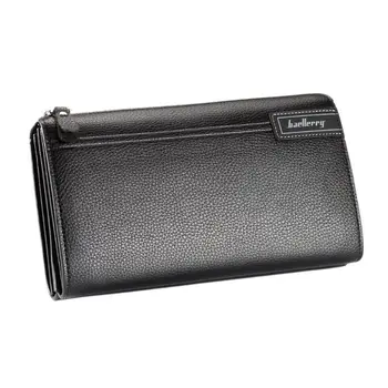 

Men PU Leather Clutch Long Wallet ID Credit Card Holder Purse Handbag Zipper Phone Pouch Bag