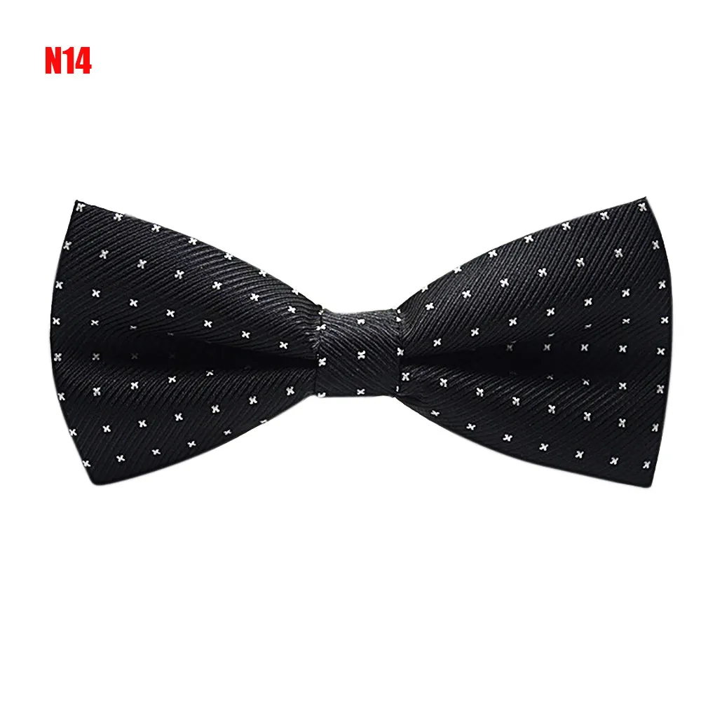 JAYCOSIN галстук мужской классический пледы галстук-бабочка регулируемый смокинг Свадебный галстук-бабочка для мужской галстук формальный полиэстер Вечеринка фото - Цвет: N