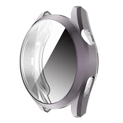 Premium Plating TPU Protective Case with Full Screen Coverage for Huawei Watch 3 (Gray)