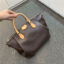 Женская сумка Хобо из натуральной кожи, трендовая сумка через плечо, Большая вместительная кожаная сумка, высокое качество, известный дизайнер, коричневая сумка через плечо