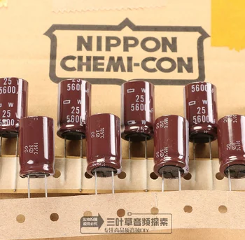 

2pcs Free shipping Original electrolytic capacitor 25V5600UF generation 4700UF high frequency low impedance long life