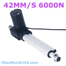 Cheap 12V 24V 850/900/950/1000mm adjustable stroke 42mm/s fast speed 6000N 600KG 1320LBS heavy duty new linear actuator Cheap 12V 24V 850/900/950/1000mm adjustable stroke 42mm/s fast speed 6000N 600KG 1320LBS heavy duty new linear actuator