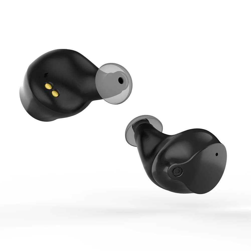 V10 мини Tws Беспроводная bluetooth-гарнитура водонепроницаемые спортивные бизнес стерео наушники с зарядным устройством - Цвет: Черный