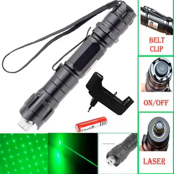 

Green laser pointer High powerful 5mw lasers pen Hunting Rifle Scope Adjustable lazer Military Accessories