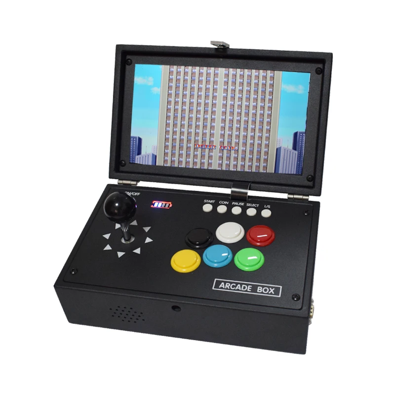 Игровая консоль Raspberry Pi 3B с 10 дюймовым экраном портативная мини аркадная