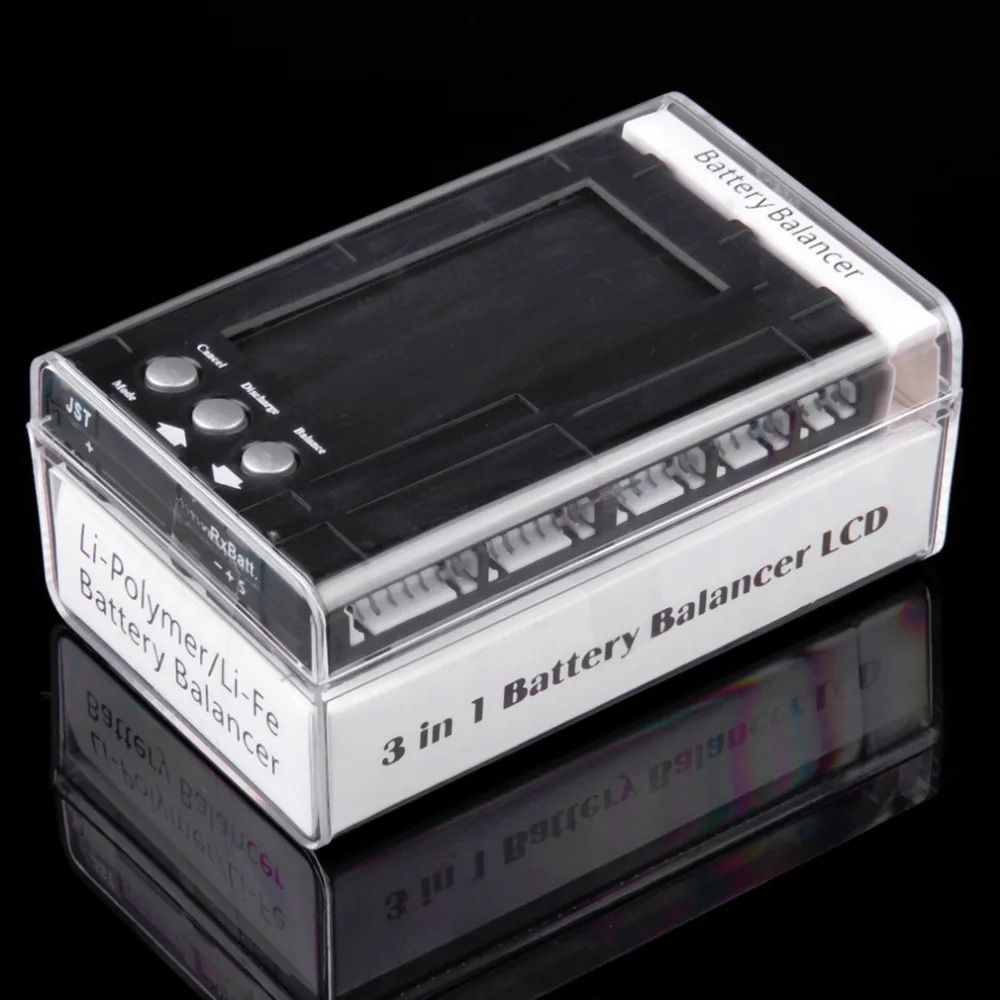 

Wholesale 1 PC 3 in 1 Battery Balancer RC 2s-6s Lipo Li-Fe LCD + Voltage Meter Tester + Discharger