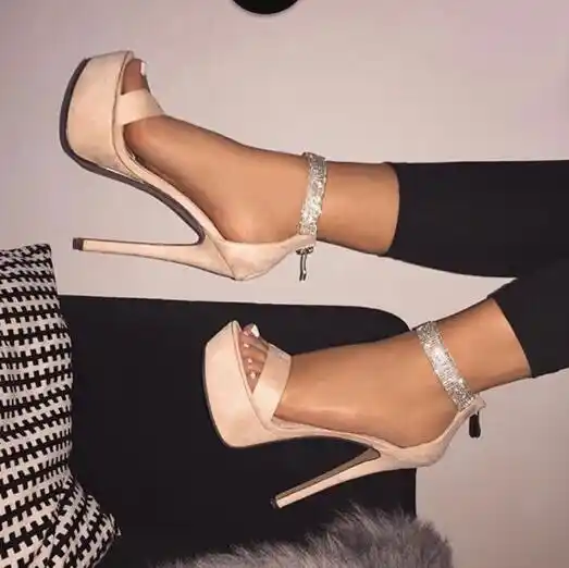thin platform sandals