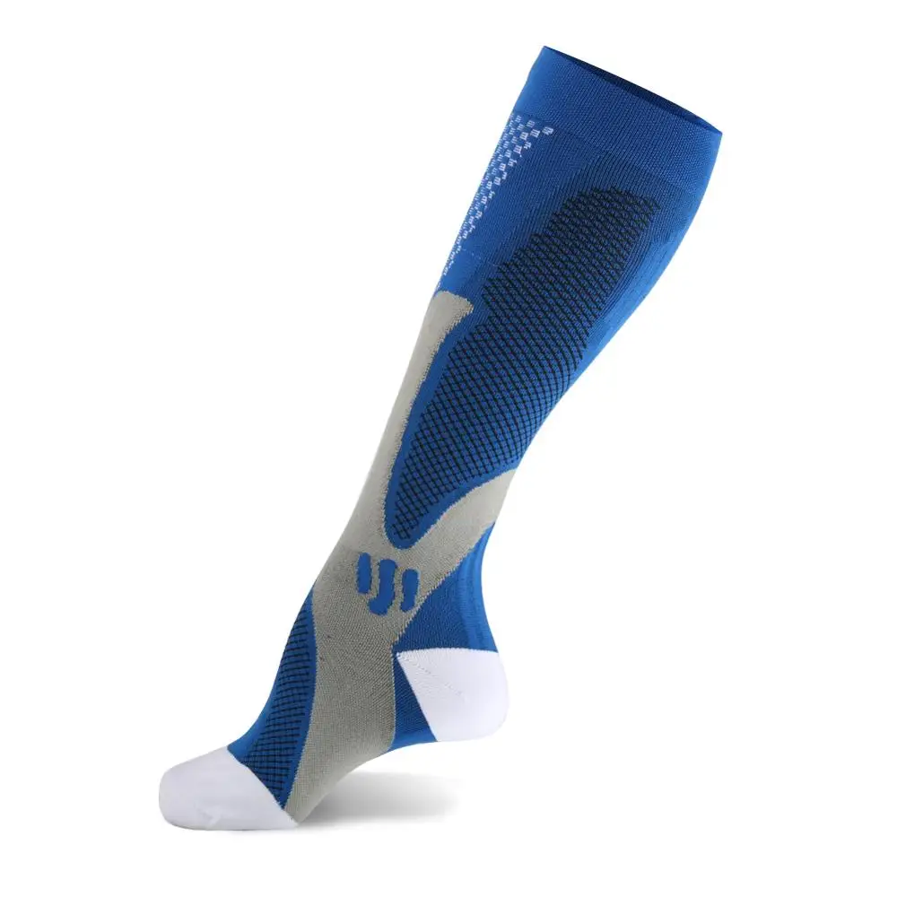 Men Women Compression Socks Fit For Sports Black Compression Socks For Anti Fatigue Pain Relief Knee High Stockings High Socks