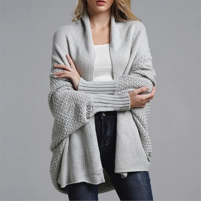 Poncho Promotion Real Jumper 2019 Autumn And Winter Sweater Shirt Jacket Europe The Foreign Trade Bat Sleeve Cardigan Women Poncho Promotion Real Jumper 2019 Autumn And Winter Sweater Shirt Jacket Europe The Foreign Trade Bat Sleeve Cardigan Women