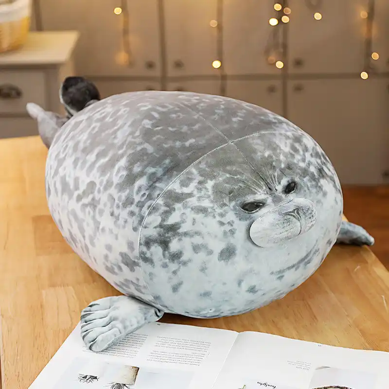 large seal stuffed animal
