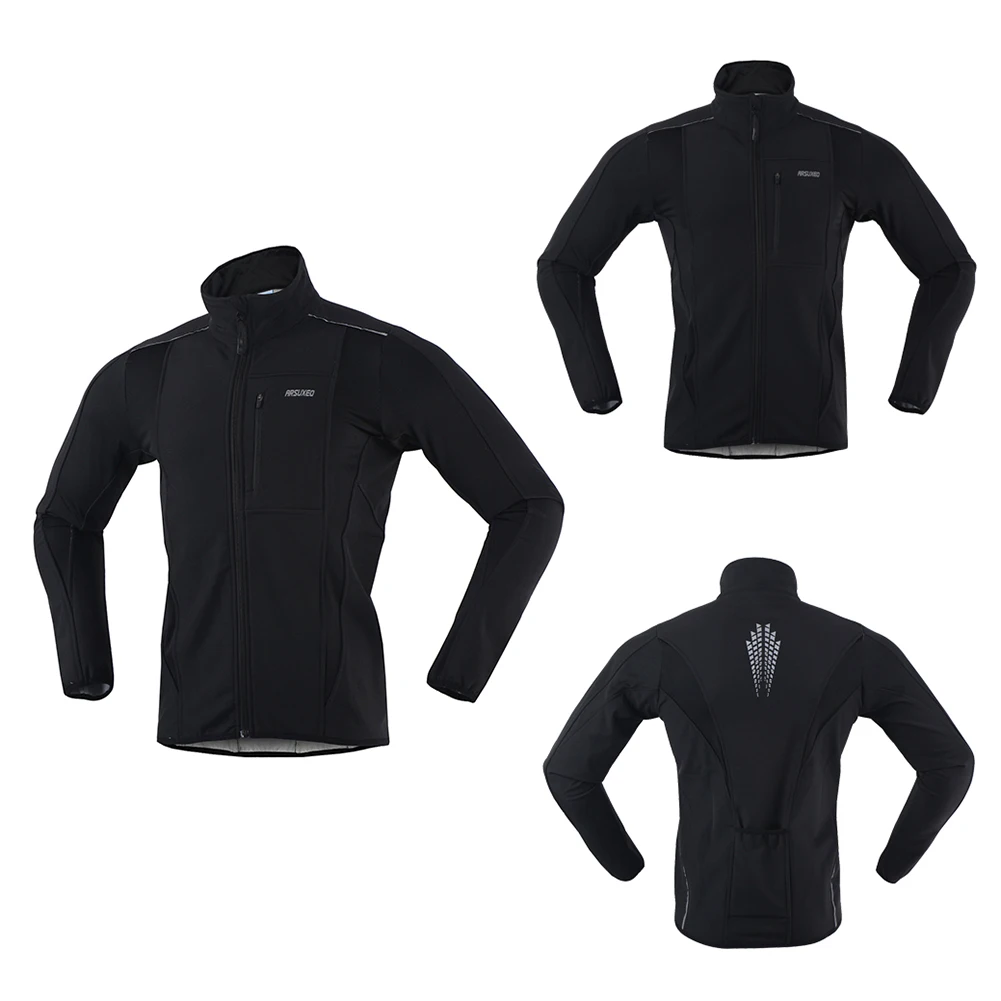 Зимняя Осенняя мужская одежда для спорта на открытом воздухе, велосипедная теплая куртка для велоспорта, штормовка, велосипедная одежда с длинным рукавом