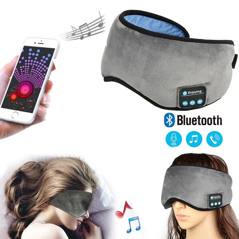 Беспроводные стереонаушники Bluetooth маска для сна 4 2 мягкие наушники с поддержкой