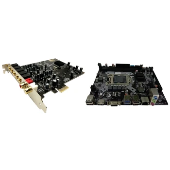

5.1 Sound Card PCI Express PCI-E Built-in Double Output Interface with B75 Computer Motherboard 1155 Pin Support DDR3