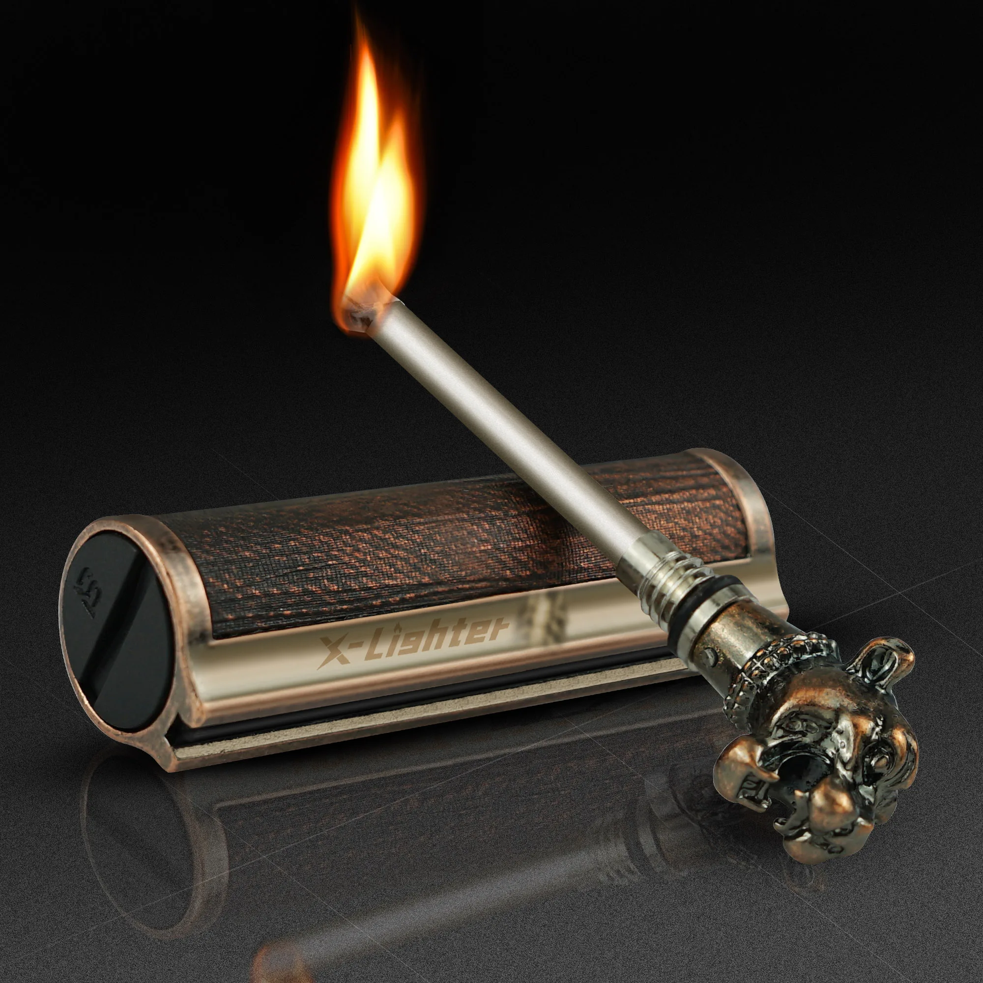 Металлическая зажигалка с десять тысяч спичек водонепроницаемая огнеупорная