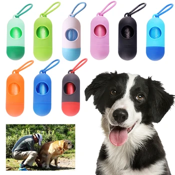 

Dog Poop Bag Dispenser Pet Waste Bag Holder Dog Waste Clean Poop Bags Portable Garbage Case Storage Box Pet Cleaning Accessories