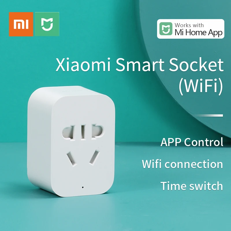 Оригинальный Смарт разъем Xiaomi Mijia питания wifi беспроводной пульт дистанционного