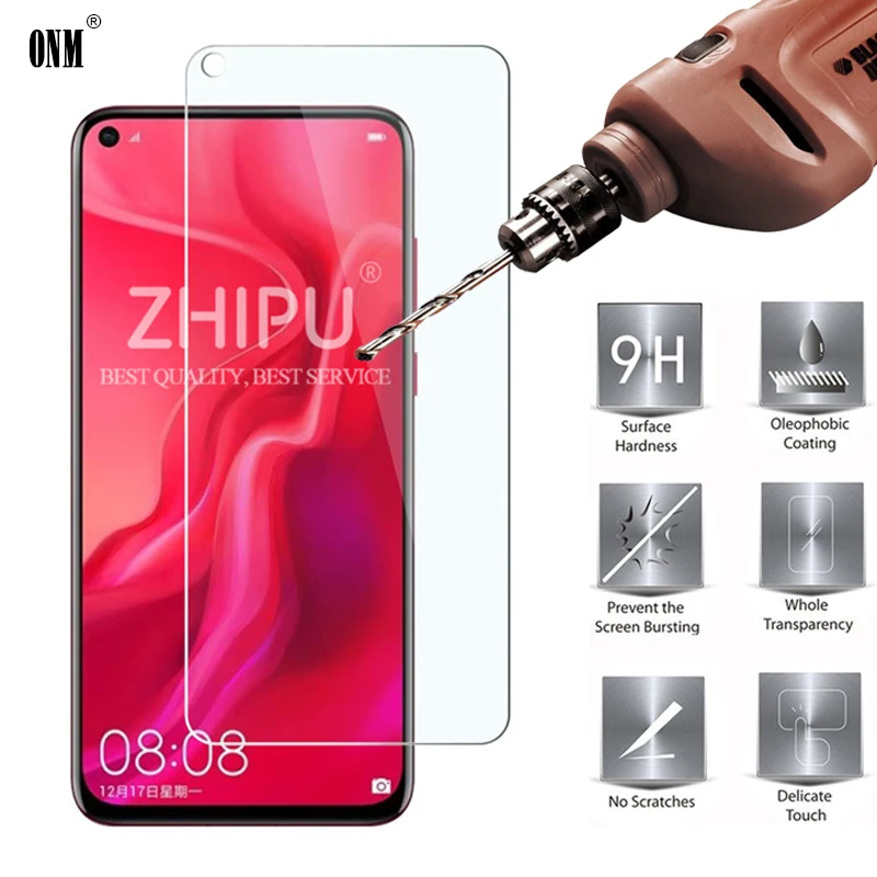 Tempered Glass For Huawei Nova 4 3 3i 3e 2 2i 2s Screen Protector 2.5D 9H Protective Film | Мобильные телефоны и