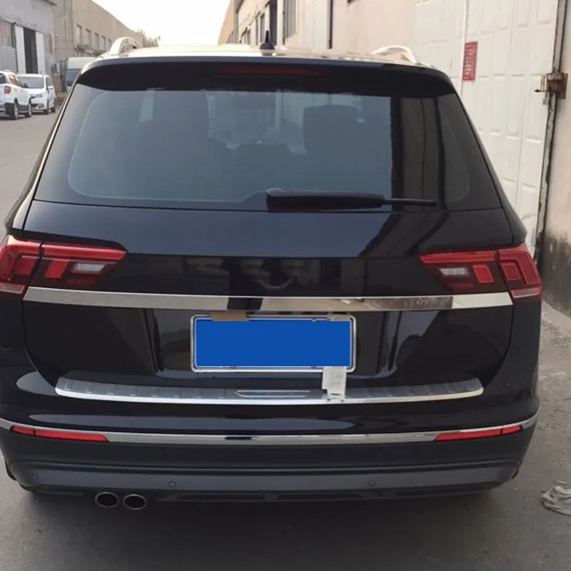 Vtear для VW Tiguan тигуан 2020 2019 2018 задний багажник отделка двери Наружные молдинги