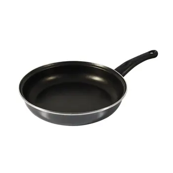 

Crealys 510077, stainless steel frying pan, non-stick, diameter: 20 cm, color: black pots