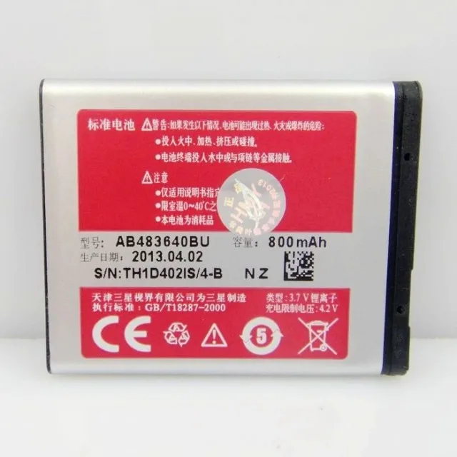 Fortælle Sprog Erhverv ALLCCX battery AB483640BU for Samsung B3210 J600 J608 M600 M608 L600 L608  M519 M608 M618 M619