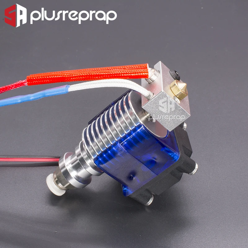 V5/V6/V6Volcano j-головка Hotend нагревательный алюминиевый блок+ термистор с 2 контактами+ керамический нагреватель 12 В/24 В 40 Вт для 3D-принтера