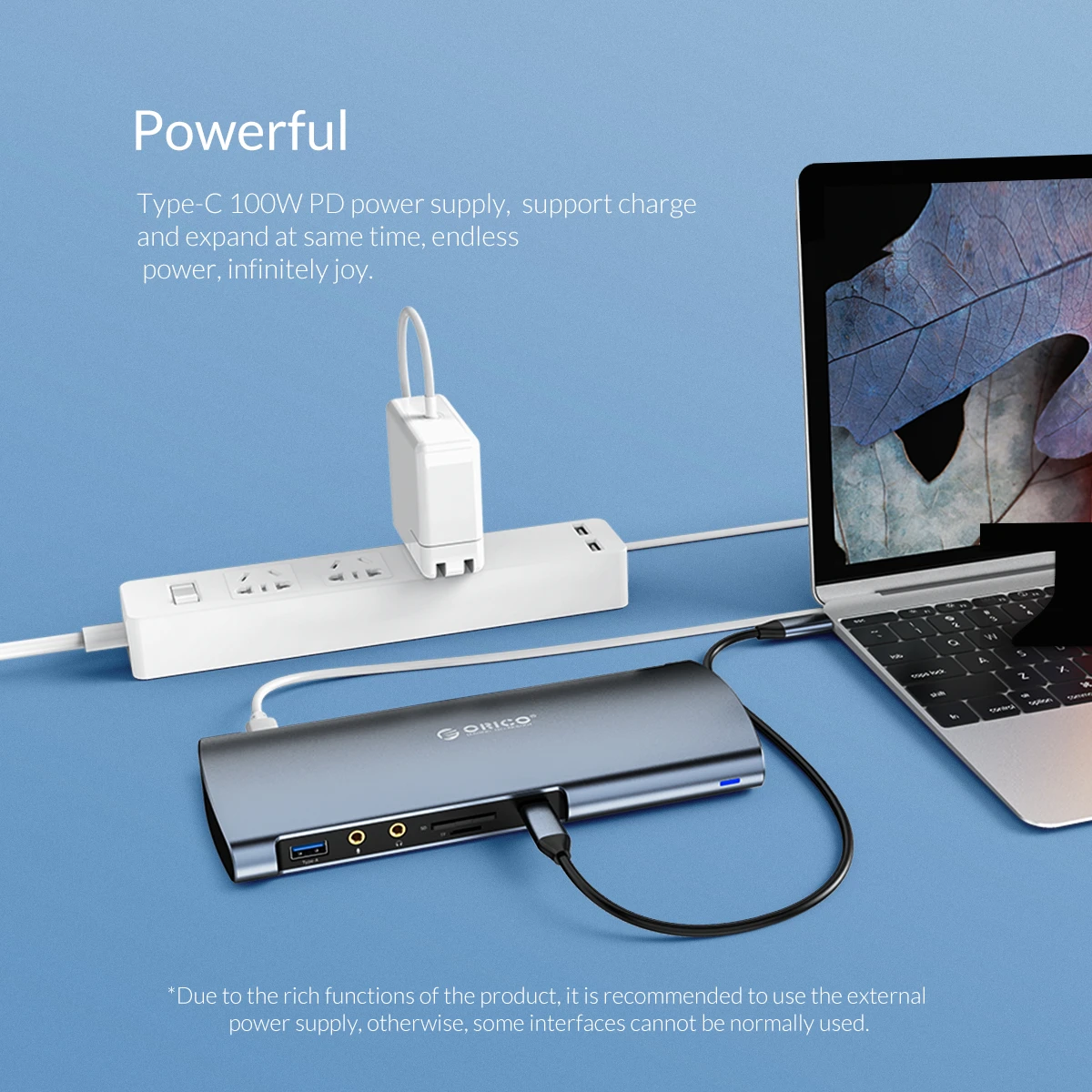 ORICO USB C концентратор тип C к мульти USB3.0 HDMI VGA Мини DP RJ45 PD кардридер аудио адаптер док-станция разветвитель для MacBook Pro huawei