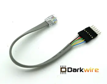 

RJ11 to 6pin Download Programming Cable for ICD3/4 PICkit3 Programmer Debugger