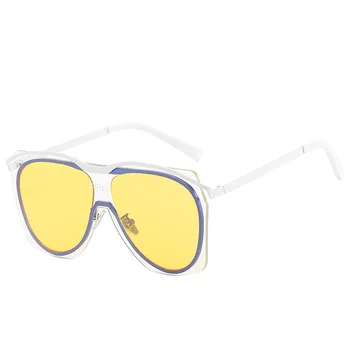 

Creative Special Design Women's Sunglasses Windproof Personality Siamese Goggles Oversized Frame Popular Elements Sunglasses