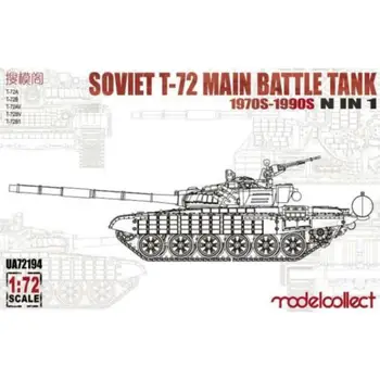 

ModelCollect UA72194 1/72 Soviet T-72 Main Battle Tank 1970s-1990s